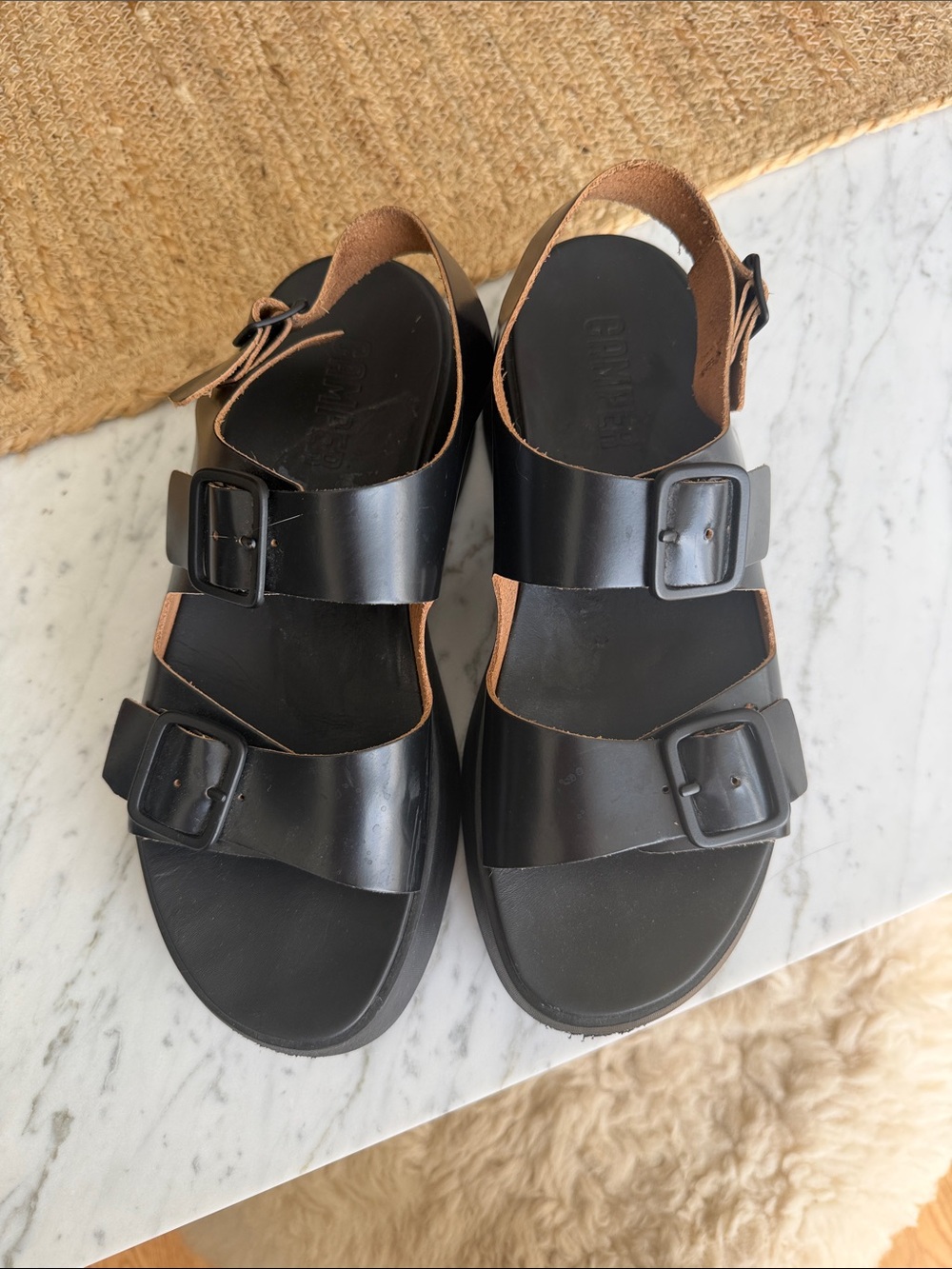 Camper Tasha Sandal - Black Size US 10/41 EU - Picture 6 of 8